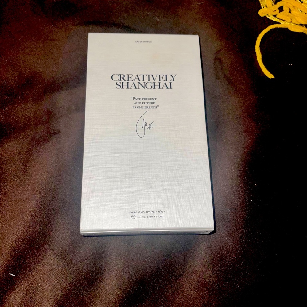 Zara's Creatively Shanghai perfume